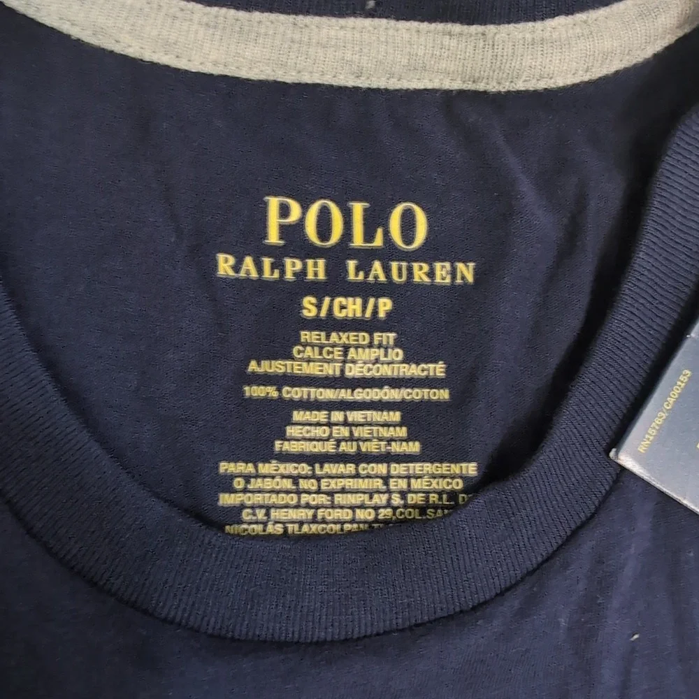 NWT Polo Ralph‎ Lauren Men Short Sleeve Crew Neck T-Shirt Tee NEW NAVY BLUE
